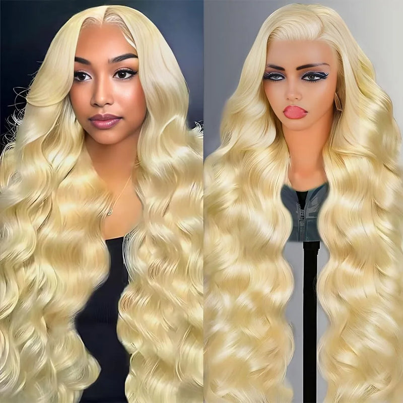 180Density Honey Blonde Wig Long Body Wave Lace Front Wigs Blonde 13x4 Hd Lace Frontal Wig Pre Plucked Daily Wear For Women