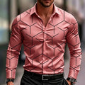 European American Trendy Men Geometric Branch Line | SAMAG