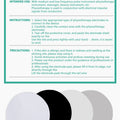 10Pcs 2mm Plug Non-woven Fabric Reusable Self Adhesive Electrode Pads Conductive Gel Pad Body Digital  Massager