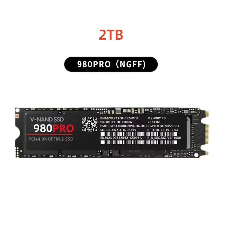Original SSD 1080PRO 1TB Hard Disk Drive 2TB M2 NGFF NVME Interface Internal Solid State Hard Drive for Laptop Desktop Notebook