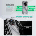 Oukitel WP62 5G Rugged Smartphone 108MP Camera 11000mAh 33W 8GB+256GB 6.6 inch FHD+ IPS Display 120Hz Android 15 NFC