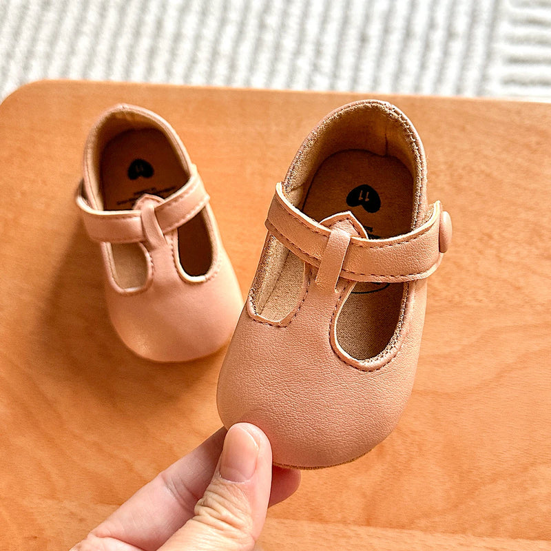 Baby Girls Shoes Multicolour Princess Toddlers Shoes Soft Soled Non-Slip Crib Shoes First Walkers 0-18M