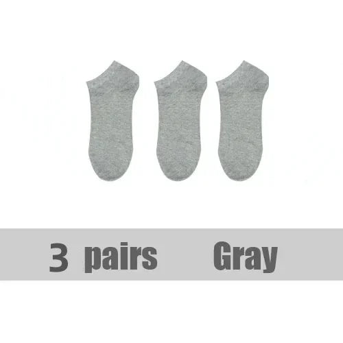 Pairs Women/Men Socks Breathable Sports Solid Color Boat | SAMAG