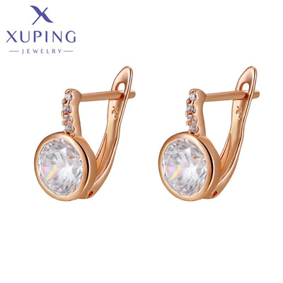 Xuping Jewelry Fashion Trendy Huggies Earring | SAMAG