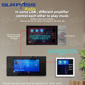 5.5 Inch LAN Intercom Touch Screen Android 8.1 Smart Home Theater with Bluetooth TUYA Application Control Wall Mounted Amplifier