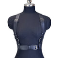 Women Fashion PU Leather Harness Waist Belt Punk Studded Decorative Harness Straps Suspenders Gothic Clothing Accessorie