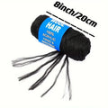 1pcs Brazilian Wool Hair Synthetic Crochet Hair Extensions for Women African Hair Yarn for Natural Black, Jumbo Braids