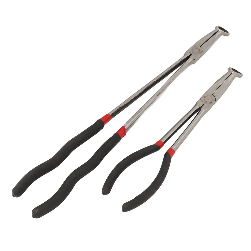 Hose Gripper Plier Spark Plug Removal Pliers Long Handle Electrical Disconnect Plier Soldering Aid Pliers Car Disassembly Tools