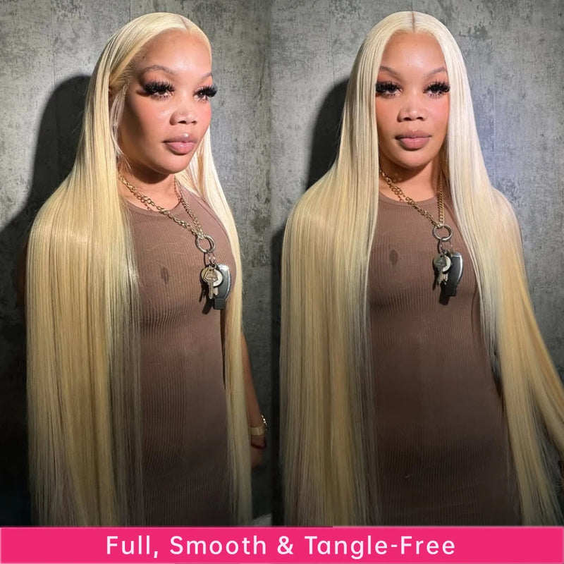 613 Honey Blonde Colored Human Hair Bundles Bone Straight Peruvian Human Hair Extensions Bundles Deal 30 32 34 36 38 40 inches 100% Unprocessed Human Hair 1/3/4 Bundles Super Double Weft Wholesale Hair
