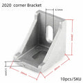 Corner Bracket 2020 3030 4040 Aluminum Profile Extrusion Connector Accessories Fastener Parts Fittings for 3d Printer DIY CNC