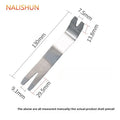 Car Audio Removal Tool Skid Plate Stainless Steel Plastic Door Plate Removal Rubber Buckle Buckle Skid Plate Driver 7pcs set