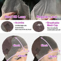 250% Density 30 inch 13x6 HD Lace Front Wigs Human Hair Women Straight 13x4 Frontal Wigs Women Brazilian Glueless Closure Wigs