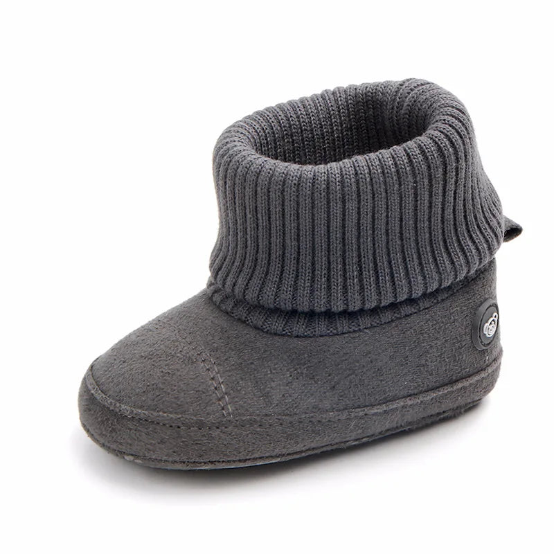 2024 New Fashion Baby Boots Soft Cotton Warm and Comfortable Classcial Style for Baby Boys and Girls 0-18 Months D0757 D0750
