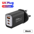 150W Type C Charger Fast Charging Phone Charger Adapter For iPhone Samsung Xiaomi Huawei EU/US/UK Plug Quick Charge Wall Charger