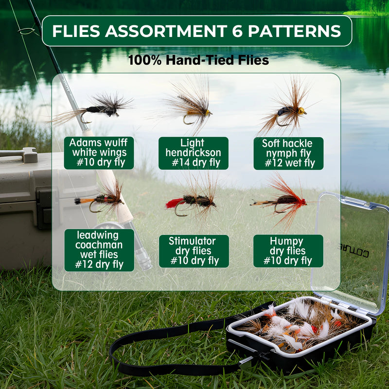 Goture Fly Fishing Kit - 5/6 Weight Rod Reel Combo | SAMAG