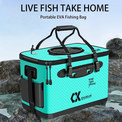 EVA Live Fish Bucket, Suitable for Fishing, with Side | SAMAG