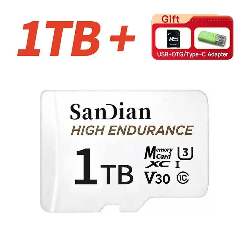 Original Class10 TF Memory Card 128GB 256GB Mini SD Card Large Storage Flash Card A2 U3 for Smartphone Camera Monitoring Drone