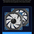 Teucer Infinite Mirror 120mm 5V 3Pin ARGB PC Case FAN 12V 4Pin PWM 800-2000RPM 12cm Chassis CPU Water Cooling Ventilator