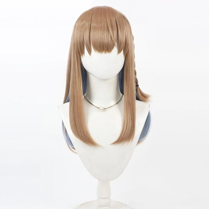 Uma Musume: Pretty Derby Cosplay Almond Eye Wig Halloween anime party heat-resistant synthetic light brown wig
