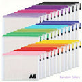 5PCS A5 Mesh Zipper File Bag Creative Student Stationery Waterproof Pen Bag Office Transparent Data Bag Bill Storage Bag