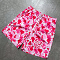 Summer New Men's Shorts with 3D Heart Pattern Print | SAMAG