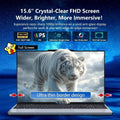 Intel Core I9 9900 Laptop Windows 11 16GB RAM 1TB SSD 4K HD Screen Portable Slim Laptops PC Gamer 15.6 inch Computer Office