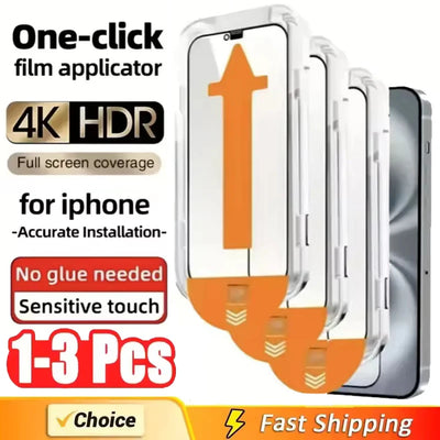 1- 8K High End Tempered Glass For iPhone 15 14 13 12 11 | SAMAG