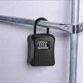 Waterproof Outdoor Key Lock Box 4 Digit Combination Metal Password Safe for Home Door Wall Mounted No Drill - View 5 | SAMAG