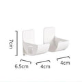 4 - pack Punch - free Storage Rack Kitchen Plastic Wrap Garbage Bag Cabinet Refrigerator Side - View 5 | SAMAG