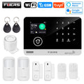 FUERS Tuya Smart  WIFI GSM G03 DIY Alarm System Smart Home Security Alarm System Ant-theft 433Mhz Burgla With Door Motion Sensor