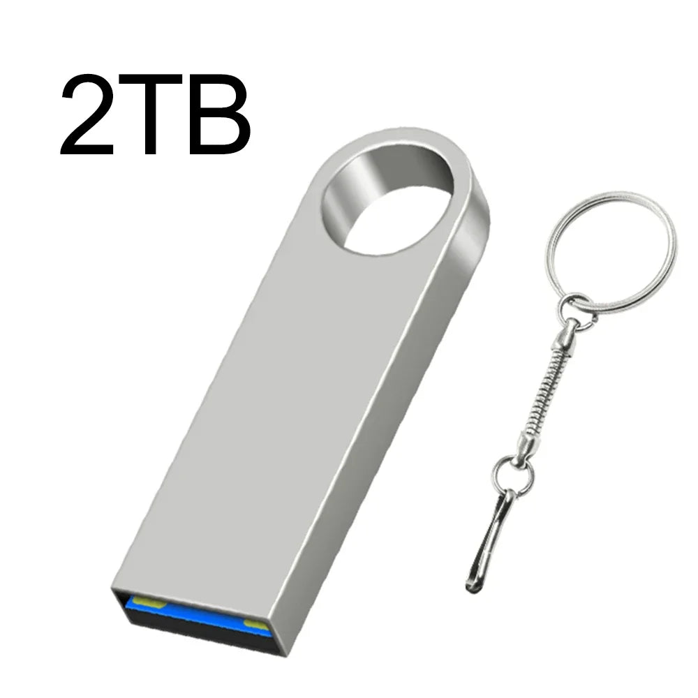 Super USB 3.0 Metal Pen Drive 1TB Cle USB Flash Drives 2TB Pendrive High Speed Portable SSD Memoria USB Stick Free Gift Shipping