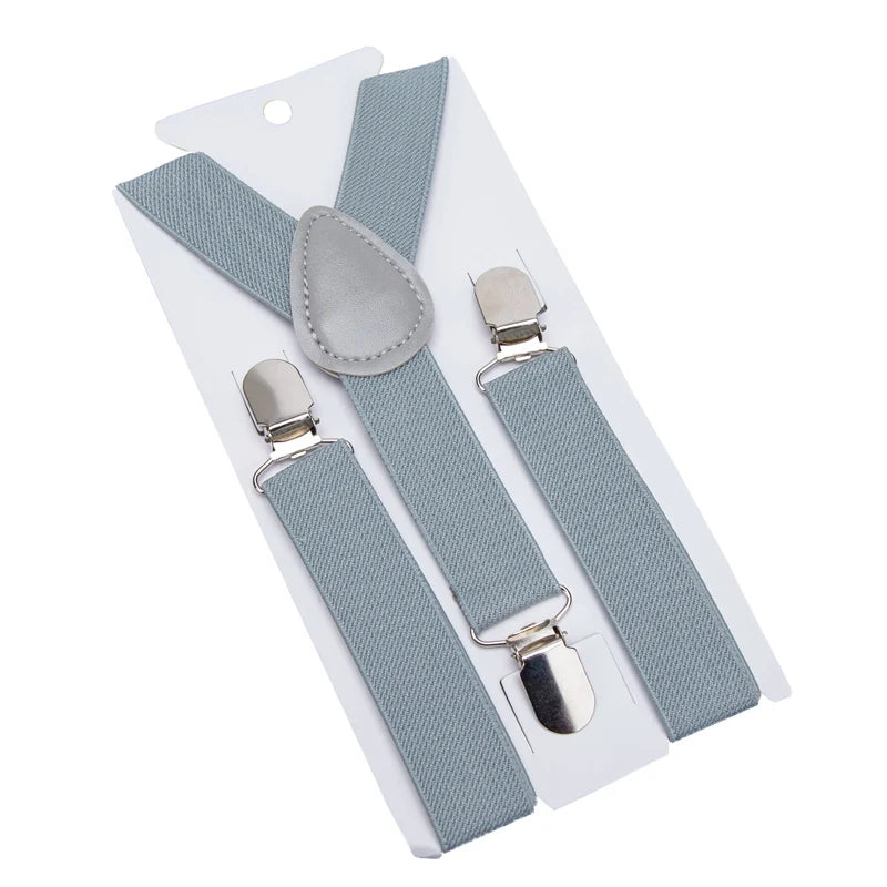 Kids Suspenders Soild Fashion Children Boys Braces Girls Adjustable Designer Belts Baby Wedding - Visuel 19 | SAMAG