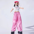Hip Hop Kids Cool Crop Top Street Dance Love Pants Girls | SAMAG