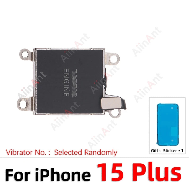 OEM Sticker + Flex For iPhone 12 13 14 15 Pro Max Plus mini For TAPTIC ENGINE Vibrator Motor Flex Cable