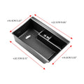 Stowing Tidying for Ford Territory 2019 - 2025 LHD Armrest Box Storage ABS Tray Hodler Container Organizer Interior Accessories
