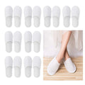 20/40/80 Pairs Spa Slippers for Guests Closed Toe Disposable House Hotel Slippers for Men Women Hotel Home Disposable Slippers
