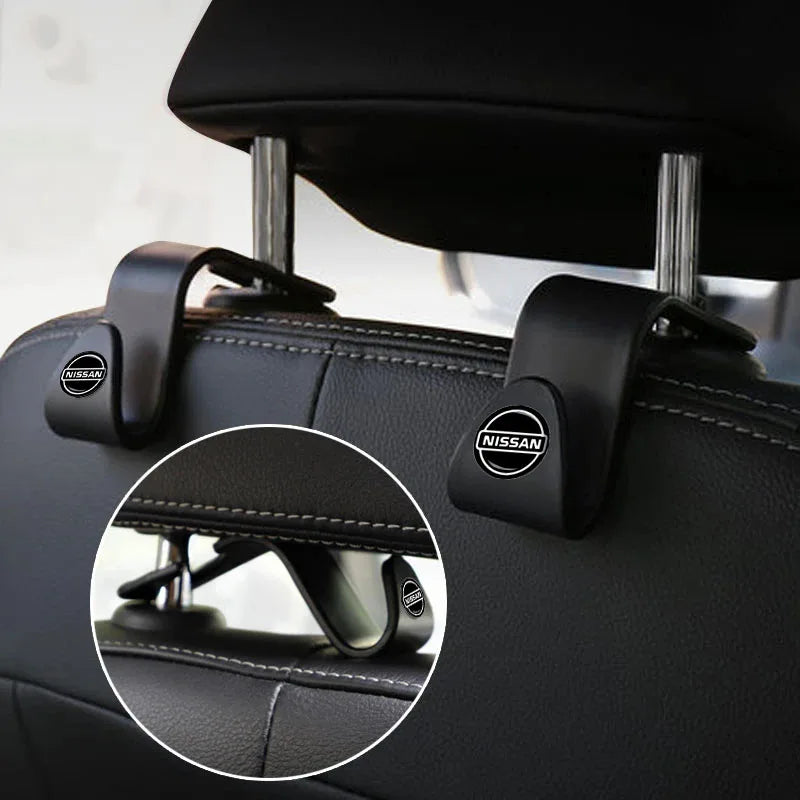2/4Pcs Car Interior Seat Back Stowing Tidying Hook Car Accessories For Nissan Qashqai j11 j10 Juke X Trail t32 Tiida Leaf Versa