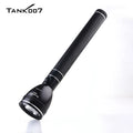 TANK007 A602L High Power Rechargeable LED Flashlight 500m Long Range 3 Modes Light USB EDC Torchlight for Home Travel Camping