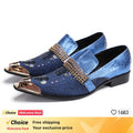 Crocodile Grain Men Shoes Pointed Iron Toe Leather Dress Shoes Black Lace-up Formal Business Shoes Men Zapatos Hombre