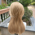 Blonde Mixed Color 13x4 Synthetic Lace Front Wigs for Women Cosplay Shoulder Length Short Curly Synthetic Wigs Layers Ponytails