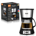 0.6L Electric Drip Coffee Makers 600W Household Coffee Machine 5 Cup Tea Coffe Pot Compact Coffee Maker with Reusable Filter
