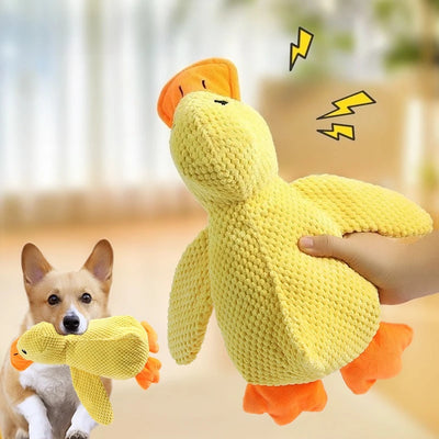 Plush Companion Sleeping Duck Dog Toys for Small Large | SAMAG