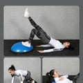 Explosion-proof Pilates Jump Ball Hemisphere Yoga Sponge Handle Balance Hemisphere Pilates Wave Speed Ball
