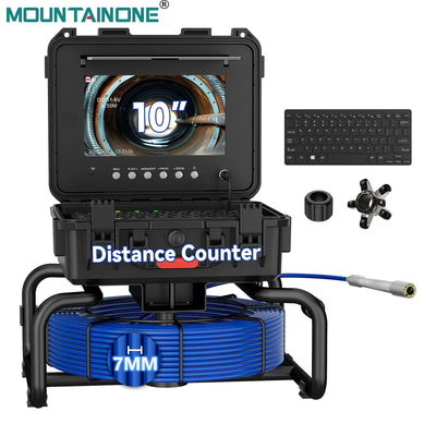 Sewer Pipe Inspection Camera With Keyboard Meter Counter | SAMAG