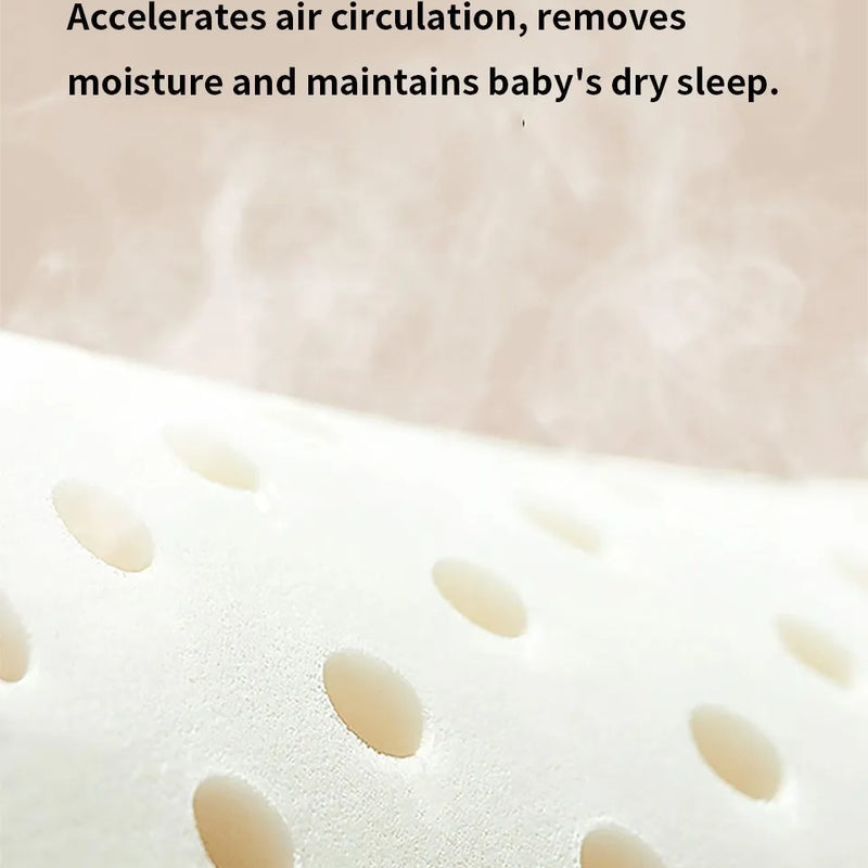 AIBEDILA Infants Washable Pillow Toddlers Soothing Bean Sleeping Pillows 0-6Y Kindergarten Cartoon Memory Silicone Cotton Pillow