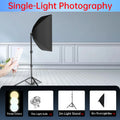 50x70cm Softbox 45W/70W Bulb Photography Studio Photo Lighting Kit Continuous Light System For Camera With  Remote Control