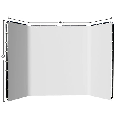 2.4x4 Background Frame black/white/Green/gray Screen Wall | SAMAG