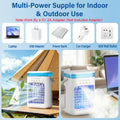 Portable Air Conditioner Fan USB Water Fan Desk Humidifier Fan Home Portable Air Cooler  Desktop Cooling Fan with Night Light