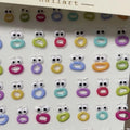 1/5/10Pcs Interesting Nail Art Stickers, Cute Jelly 2D Scrapbooking Stickers, DIY Waterproof Stickers