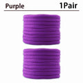 New Half Round High Quality Shoelaces 5mm Width Solid Color Shoelace Sneaker Classic Shoe Laces 1 Pair/3 Pair/5 Pair
